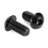 Button Head Screws Hex Drive Alloy Steel Black Oxide M2X6